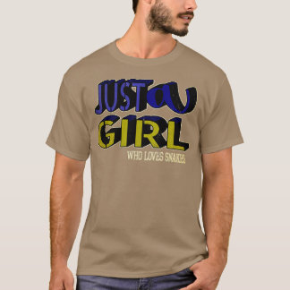 T-shirt Juste une fille qui aime serpents serpent venimeux