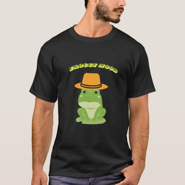 T-shirt Juste une journée grenouille (Devant)