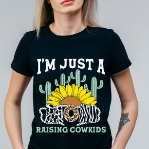T-shirt Juste une maman élève des enfants Fête des mères d