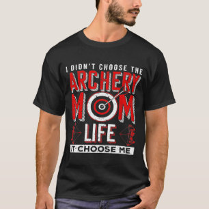 T-shirt Juste Une Maman Qui Aime Le Tir À Arrow Sport Cibl