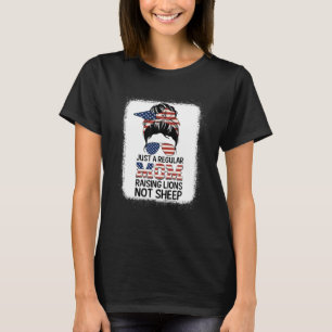 T-shirt Juste une maman régulière pas le Patriot lever L