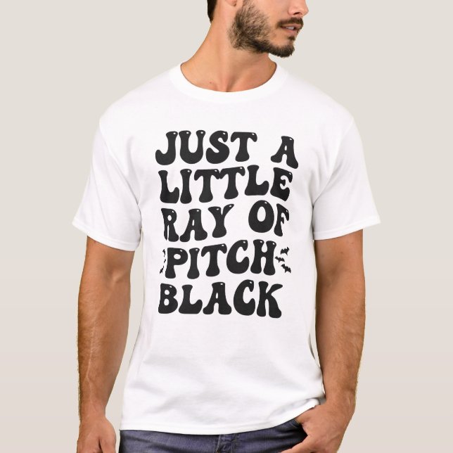 T-shirt Juste une photo Ray Of Pitch Black Funny cadeau Su (Devant)