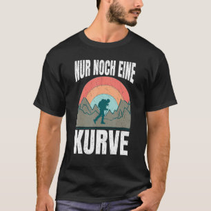 T-shirt Juste une Randonnée courbée de plus et extérieure 