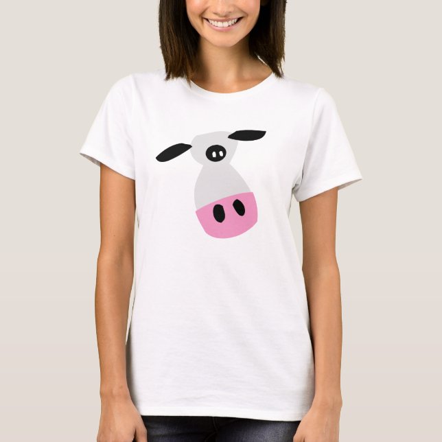 T-shirt Juste une vache (Devant)