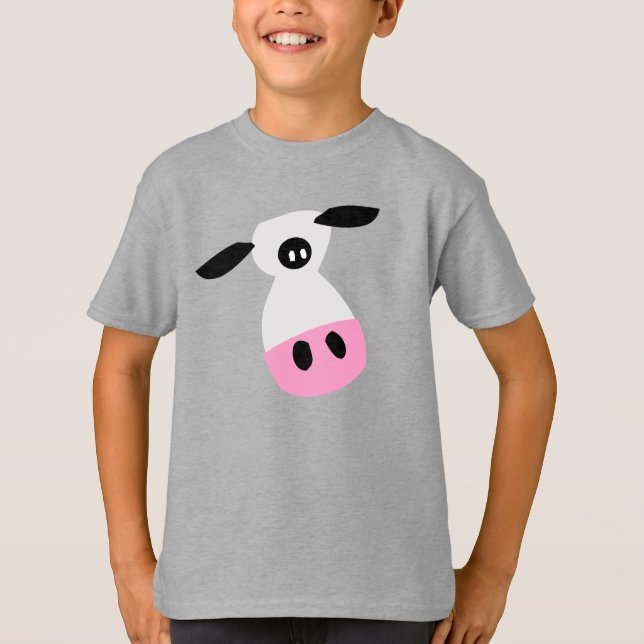 T-shirt Juste une vache (Devant)