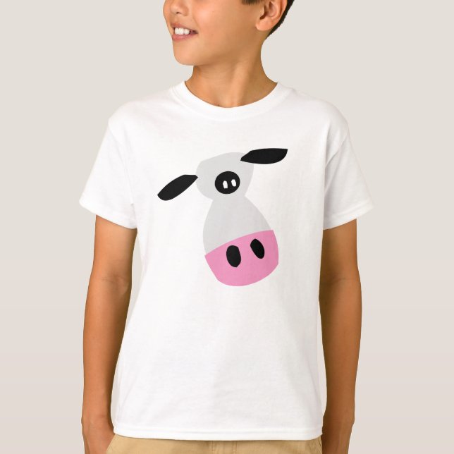 T-shirt Juste une vache (Devant)