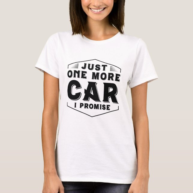 T-shirt Juste une voiture de plus (Devant)
