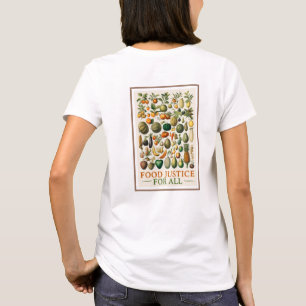 T-shirt Justice alimentaire ! Art vintage