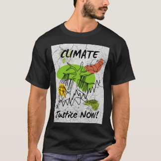 T-shirt Justice climatique - Propager les agents pathogène