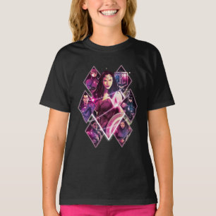 T-shirt Justice League   Diamond Galactic Group Panels