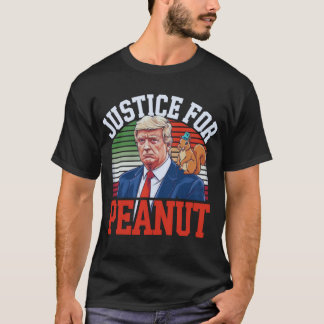 T-shirt Justice pour arachide L'écureuil Recherché trump 2