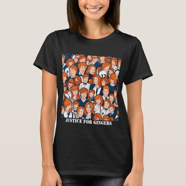 T-shirt Justice Pour Gingers (Devant)