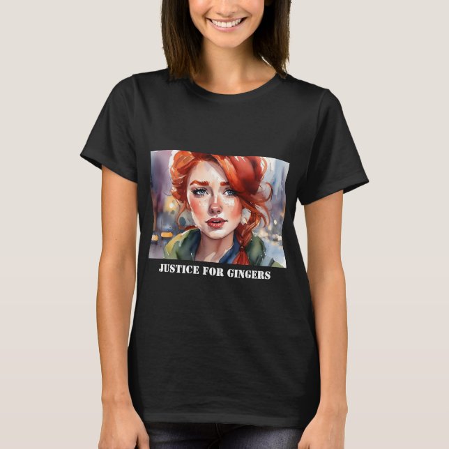 T-shirt Justice Pour Gingers (Devant)
