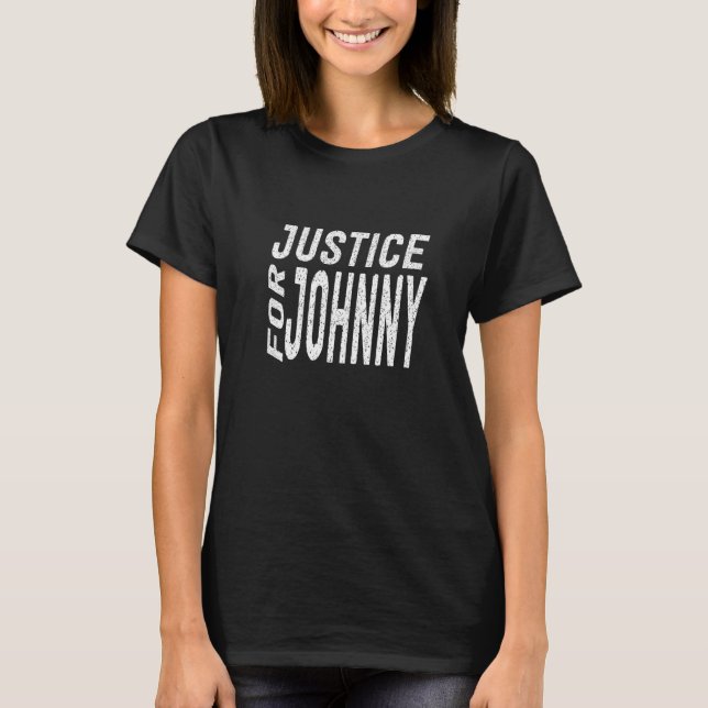 T-shirt Justice pour Johnny (Devant)