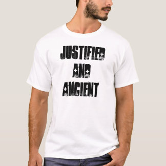 T-SHIRT JUSTIFIÉ ET ANCIEN