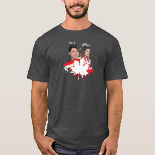 T-shirt Justin Trudeau Chrystia Freeland Dumb & Dumb