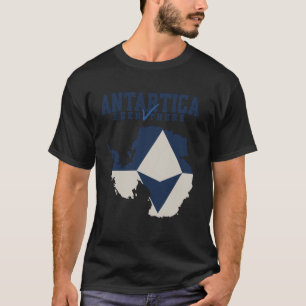T-shirt J'y suis allé Carte Drapeau de l'Antarctique Pôle 