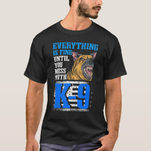 T-shirt K9 Agent de police et chien de police