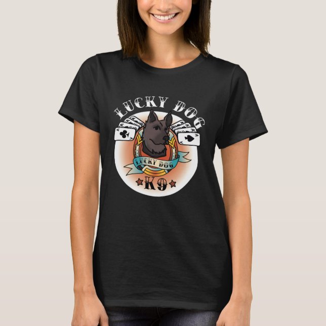 T-shirt K9 Handler K9 Unit Police Military K9 German Sheph (Devant)