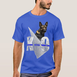 T-shirt K9 Police de Belgique Dog Awesome
