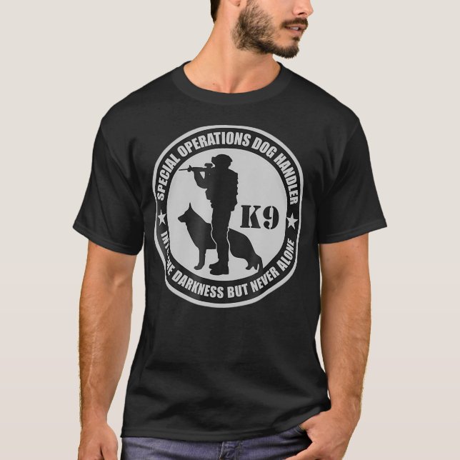 T-shirt K9    Spécial Operations Chien Handler (Devant)