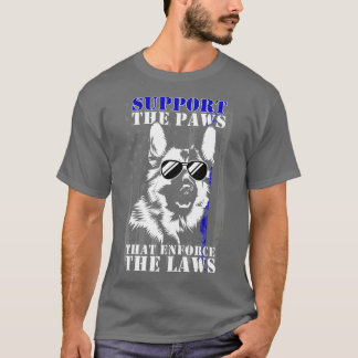 T-shirt K9 Unité de chien de police allemand berger cadeau