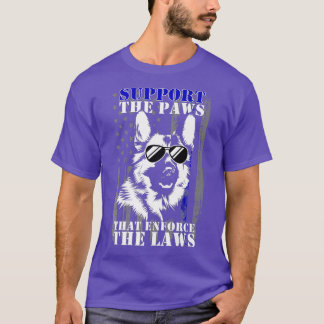 T-shirt K9 Unité de chien de police allemand Berger cadeau