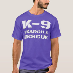 T-shirt K-9 Recherche Et Secourt Un Entraîneur De Handler