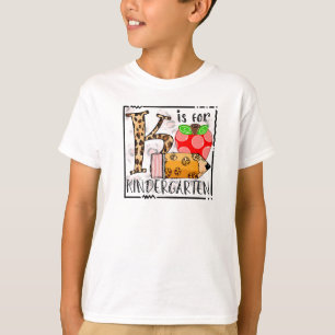 T-shirt K est pour la maternelle