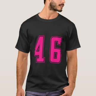 T-shirt K Number 46 Team Junior Sports Numbered Uniform