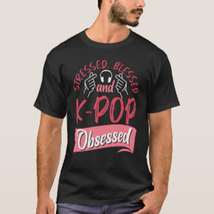 T-shirt K pop sud-coréen musique populaire Kpop Citations