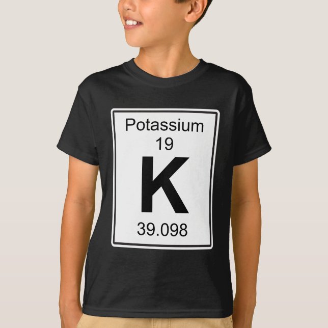 T-shirt K - Potassium (Devant)