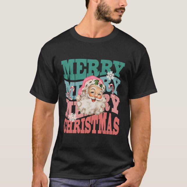 T-shirt K Santa Claus Merry (Devant)