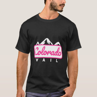 T-shirt K Vail Co Colorado K Vail Locaux
