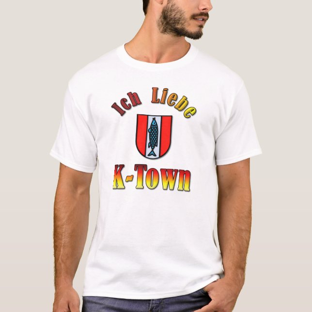 T-shirt K-Ville d'Ich Liebe - Kaiserstautern, Allemagne (Devant)