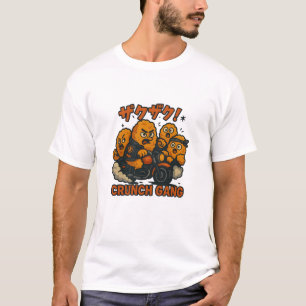 T-shirt Kaarage Crunch Gang – Friandise de rue Kawaii
