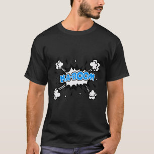 T-shirt Kaboom Bang Pow Comic Livre Explosion Discours Bub
