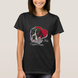 T-shirt Kacy English Pointer Working Chien Design numériqu