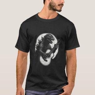 T-shirt Kaiju drôle joue de la guitare basse
