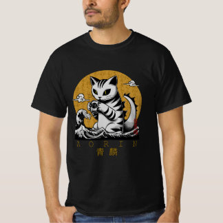 T-shirt Kaiju Neko - AORIN