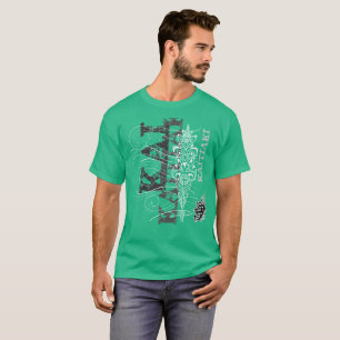 T-shirt Kaitiaki - gardiens maoris (écriture argentée)