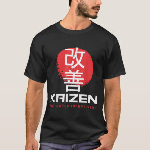 T-shirt Kaizen Amélioration continue Kai Zen Japonais Mot