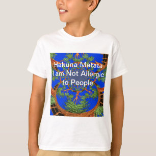 T-shirt Kaleidoscope Acacia Arbre Art Imprimer/Graphique