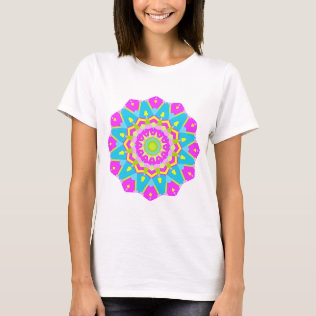 T-shirt Kaleidoscope coloré 01 (Devant)