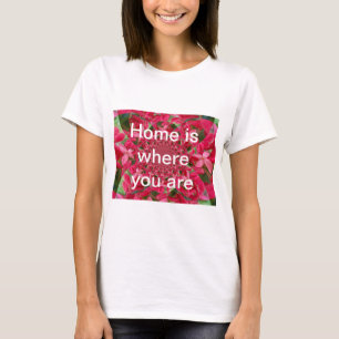 T-shirt Kaleidoscope de Crimson : Blood Milkweed Flower Ar