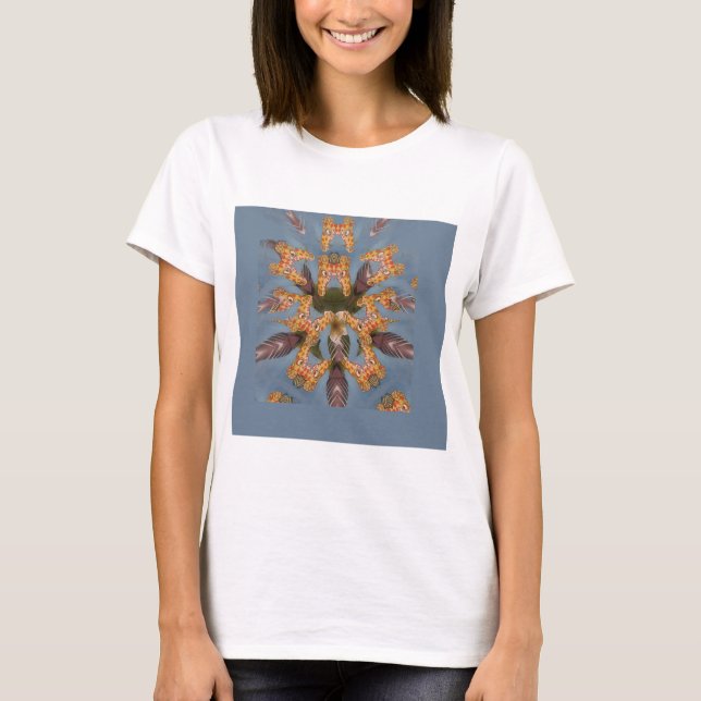 T-shirt Kaleidoscope Giraffe Mandala : Safari Art Abstrait (Devant)