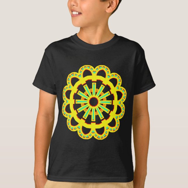 T-shirt Kaleidoscopic 110714(1) (Devant)