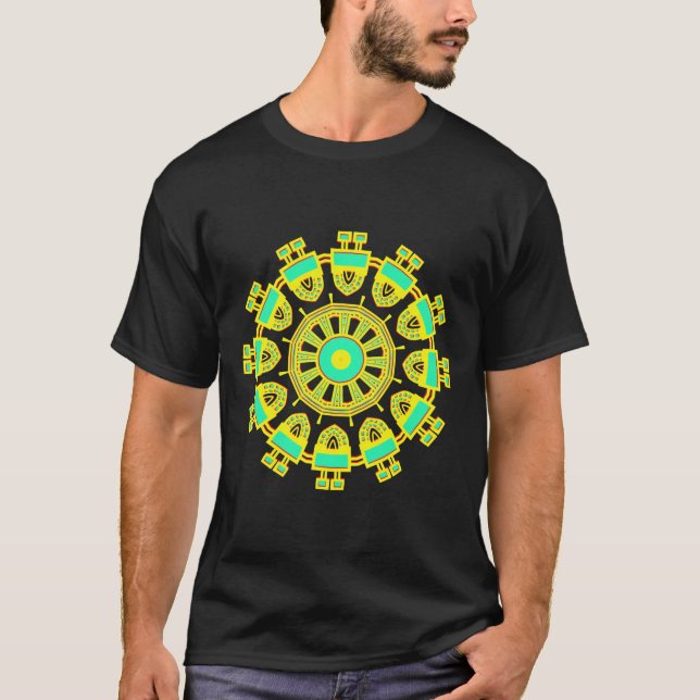 T-shirt Kaleidoscopic 110714(1) (Devant)