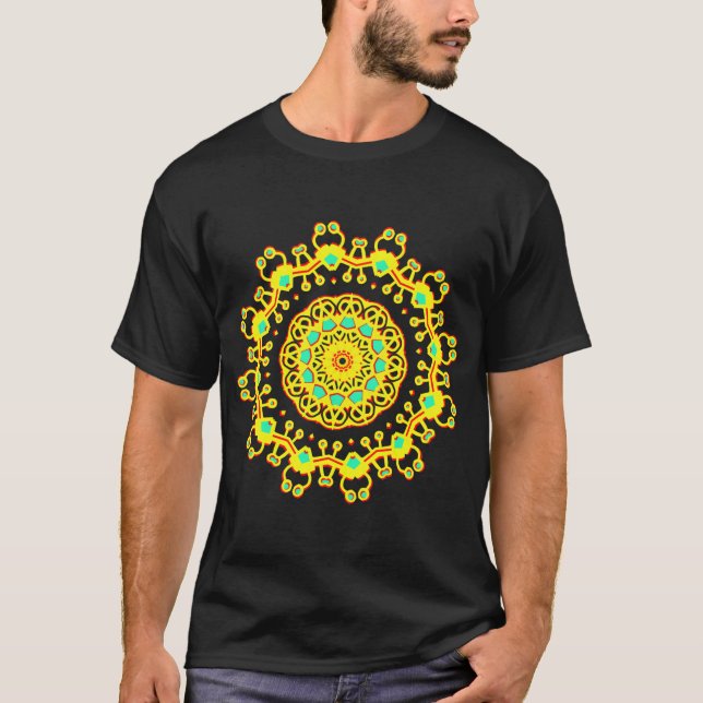 T-shirt Kaleidoscopic 110714(17) (Devant)