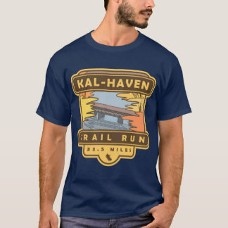 T-shirt KalHaven Trail Run 335miles runner souvenir